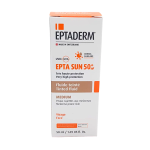 EPTADERM EPTA SUN SPF50+ FLUIDE TEINTÉ MEDIUM 50 ML